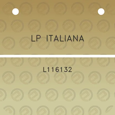 lp-italiana-l116132