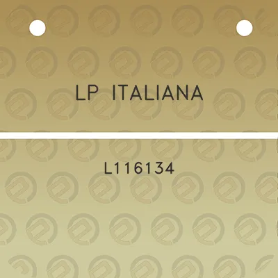 lp-italiana-l116134