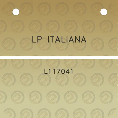 lp-italiana-l117041