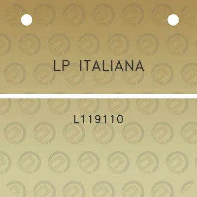 lp-italiana-l119110