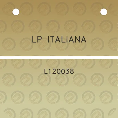 lp-italiana-l120038