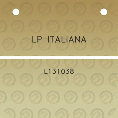 lp-italiana-l131038