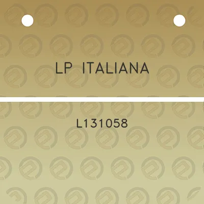 lp-italiana-l131058