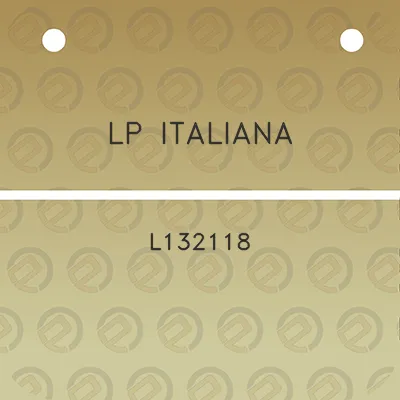 lp-italiana-l132118