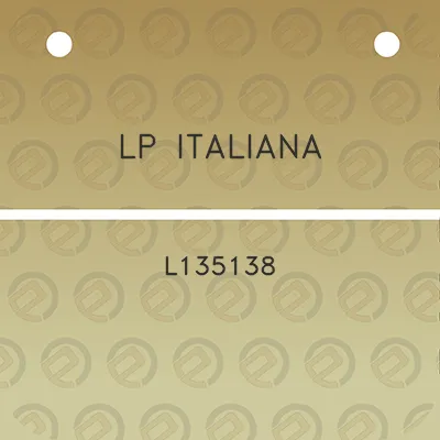 lp-italiana-l135138