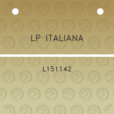 lp-italiana-l151142