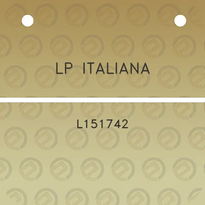 lp-italiana-l151742