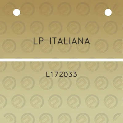 lp-italiana-l172033