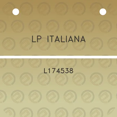 lp-italiana-l174538