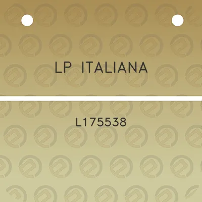 lp-italiana-l175538