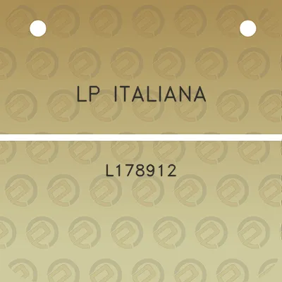 lp-italiana-l178912