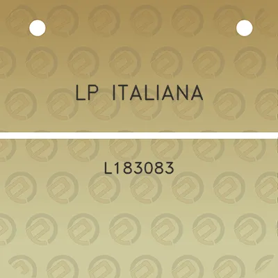 lp-italiana-l183083