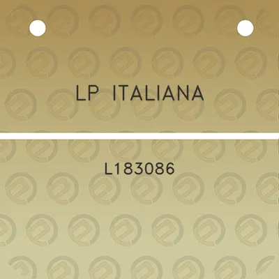 lp-italiana-l183086