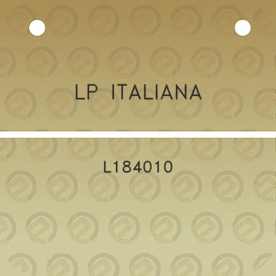 lp-italiana-l184010