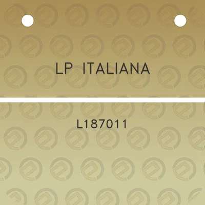 lp-italiana-l187011