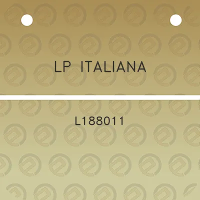 lp-italiana-l188011