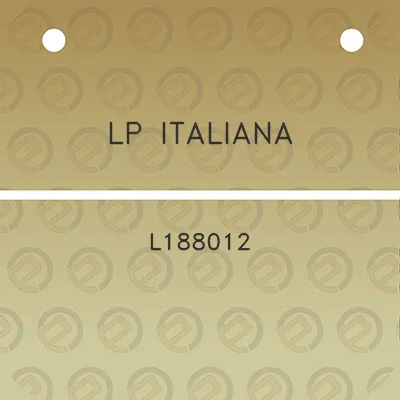 lp-italiana-l188012