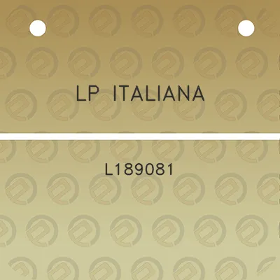 lp-italiana-l189081