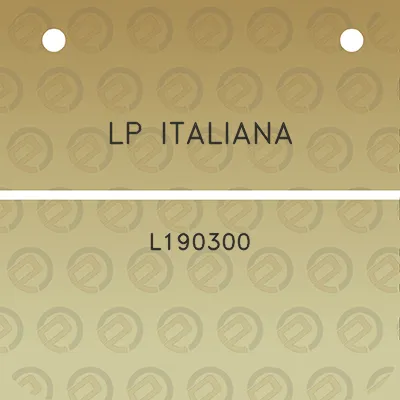 lp-italiana-l190300