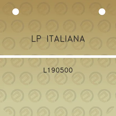 lp-italiana-l190500