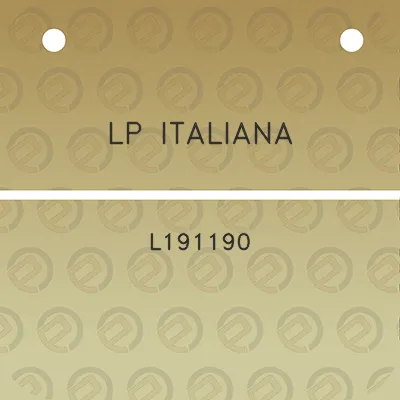 lp-italiana-l191190