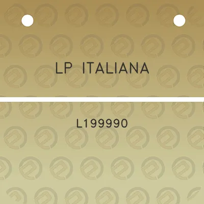 lp-italiana-l199990