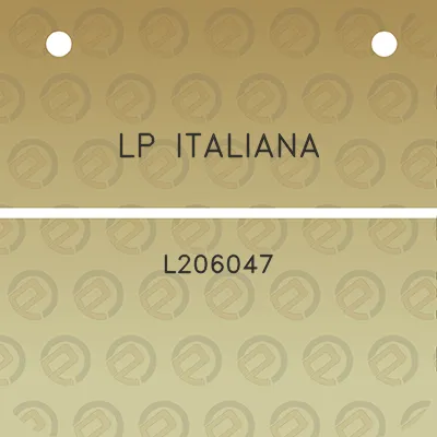 lp-italiana-l206047