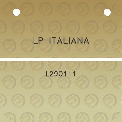 lp-italiana-l290111