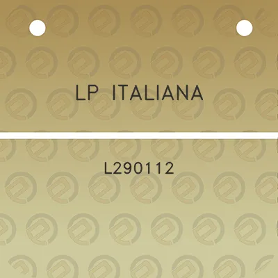 lp-italiana-l290112