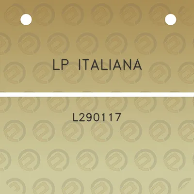 lp-italiana-l290117