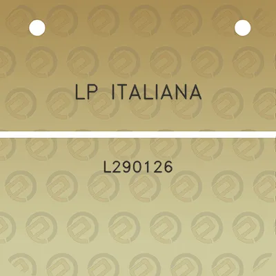 lp-italiana-l290126