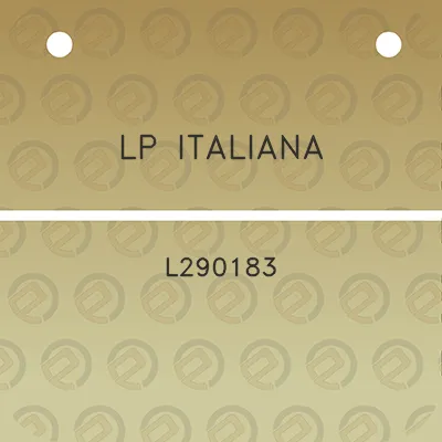 lp-italiana-l290183