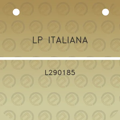 lp-italiana-l290185