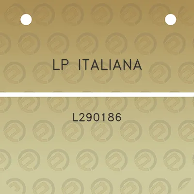 lp-italiana-l290186