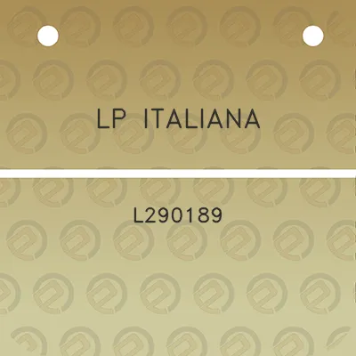 lp-italiana-l290189