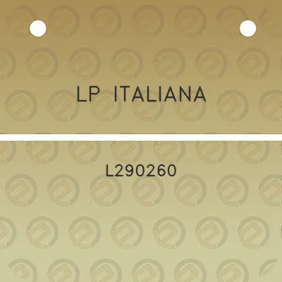 lp-italiana-l290260