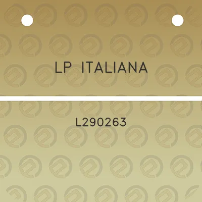 lp-italiana-l290263