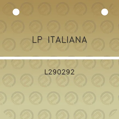 lp-italiana-l290292