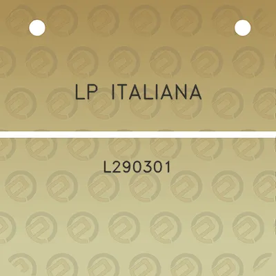 lp-italiana-l290301