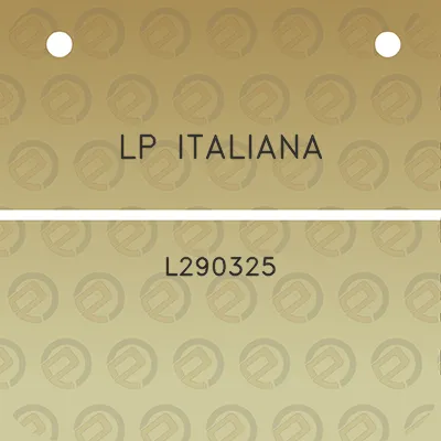 lp-italiana-l290325