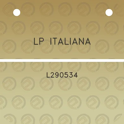 lp-italiana-l290534