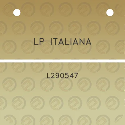 lp-italiana-l290547