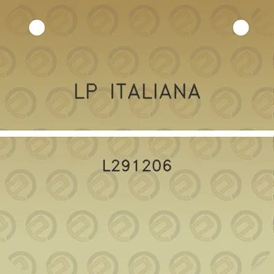 lp-italiana-l291206