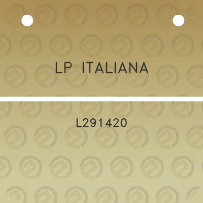 lp-italiana-l291420