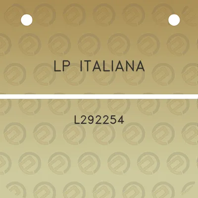 lp-italiana-l292254