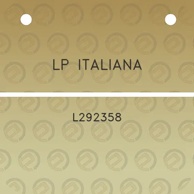 lp-italiana-l292358