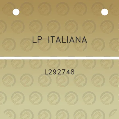 lp-italiana-l292748