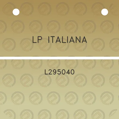 lp-italiana-l295040