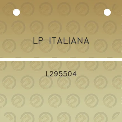 lp-italiana-l295504