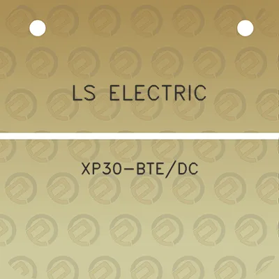 ls-electric-xp30-btedc